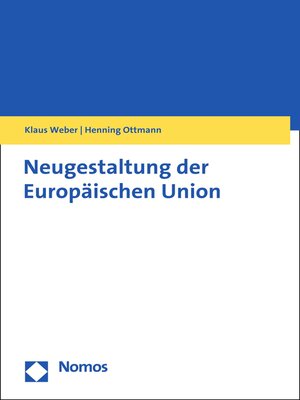 cover image of Neugestaltung der Europäischen Union